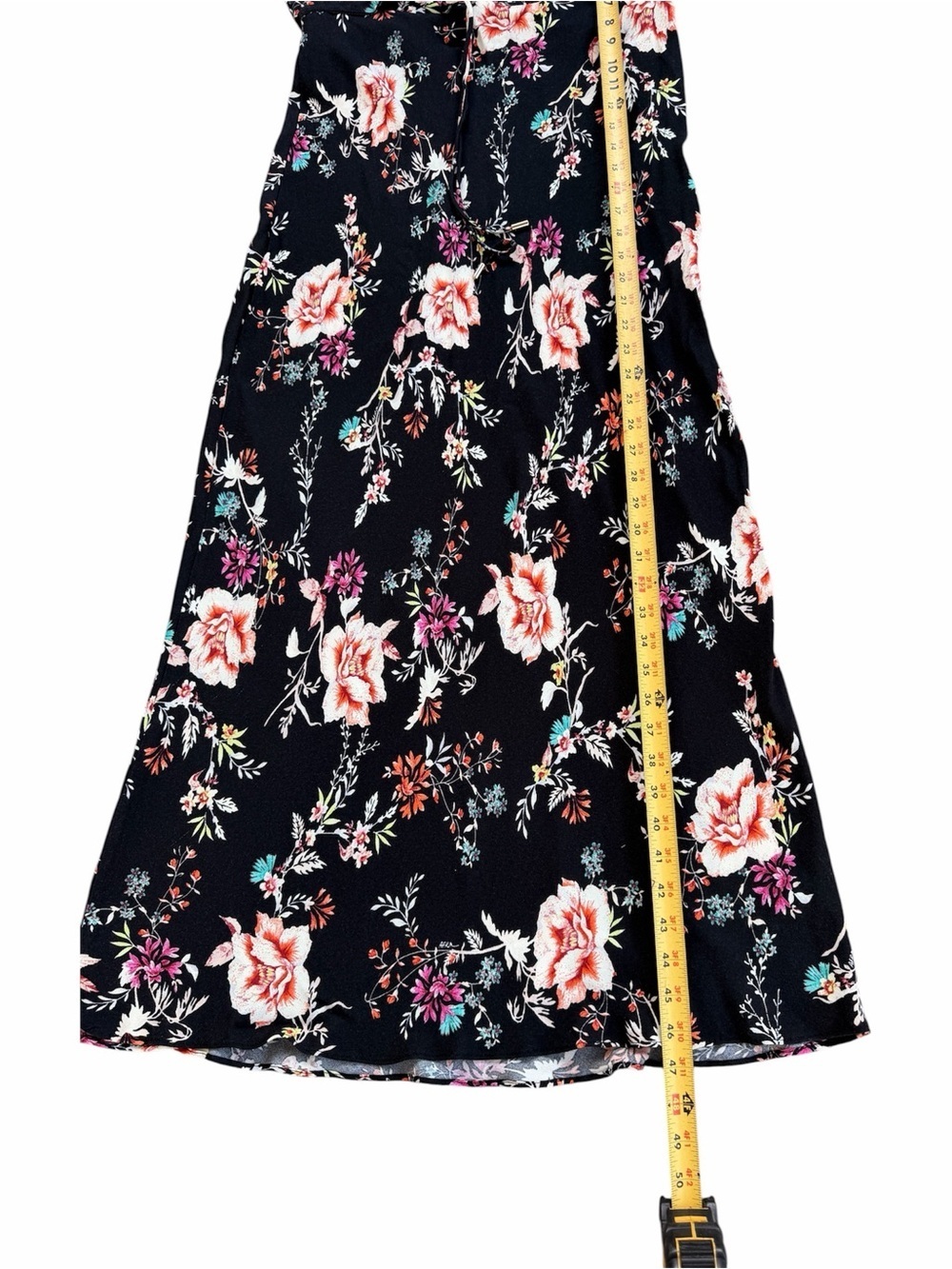 AFRM Black Floral Cutout Maxi Dress - Picture 5 of 6